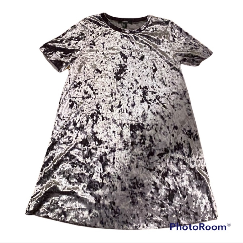 Forever 21 velvet swing dress